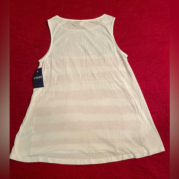 NWT 4th OF JULY CHAPS AMERICAN FLAG SHIRT MEDIUM - Picture 3 of 3